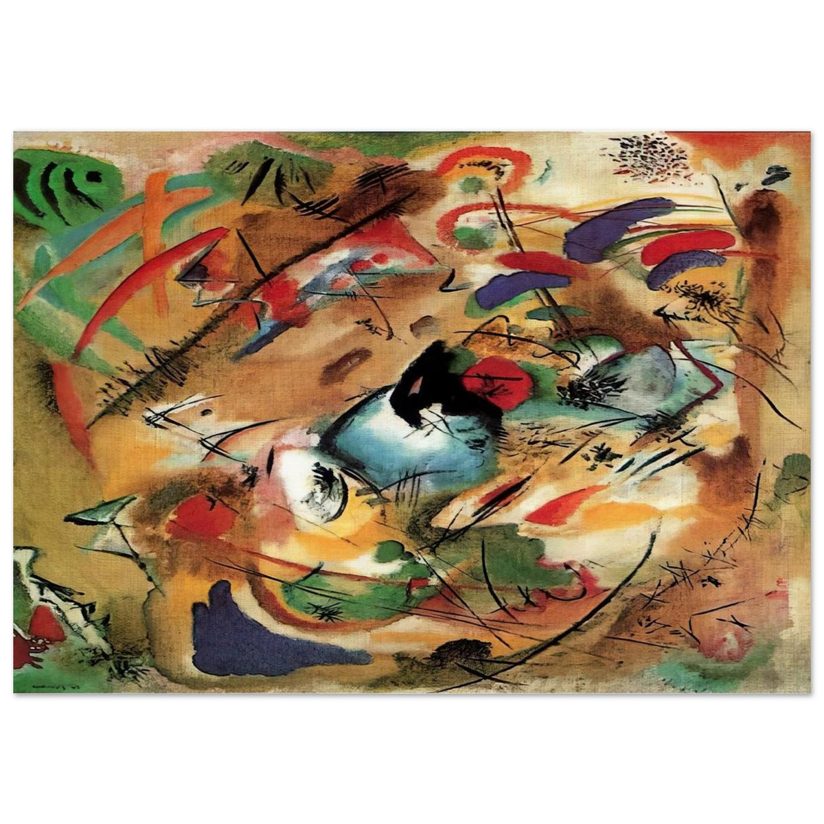 IMPROVISATION DREAMY 1913 Poster | Wassily Kandinsky Poster | Wassily Kandinsky Shop