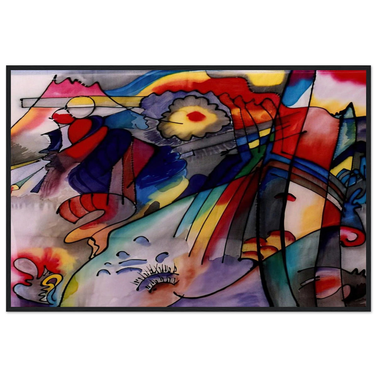 NOT_DETECTED_189363 Framed Poster | Wassily Kandinsky Framed Prints Wall Art | Wassily Kandinsky Shop