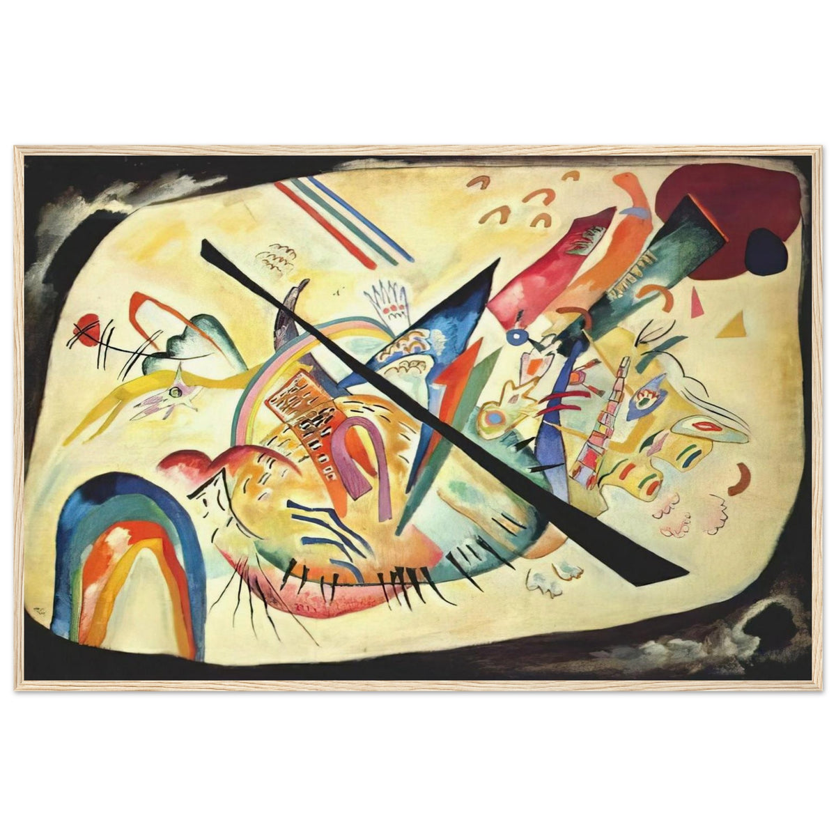 WHITE OVAL 1919 Framed Poster | Wassily Kandinsky Framed Prints Wall Art | Wassily Kandinsky Shop