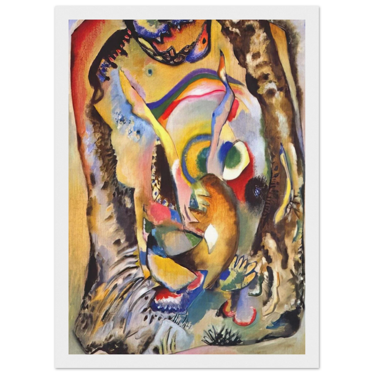 PAINTING ON LIGHT GROUND 1916 Framed Poster | Wassily Kandinsky Framed Prints Wall Art | Wassily Kandinsky Shop