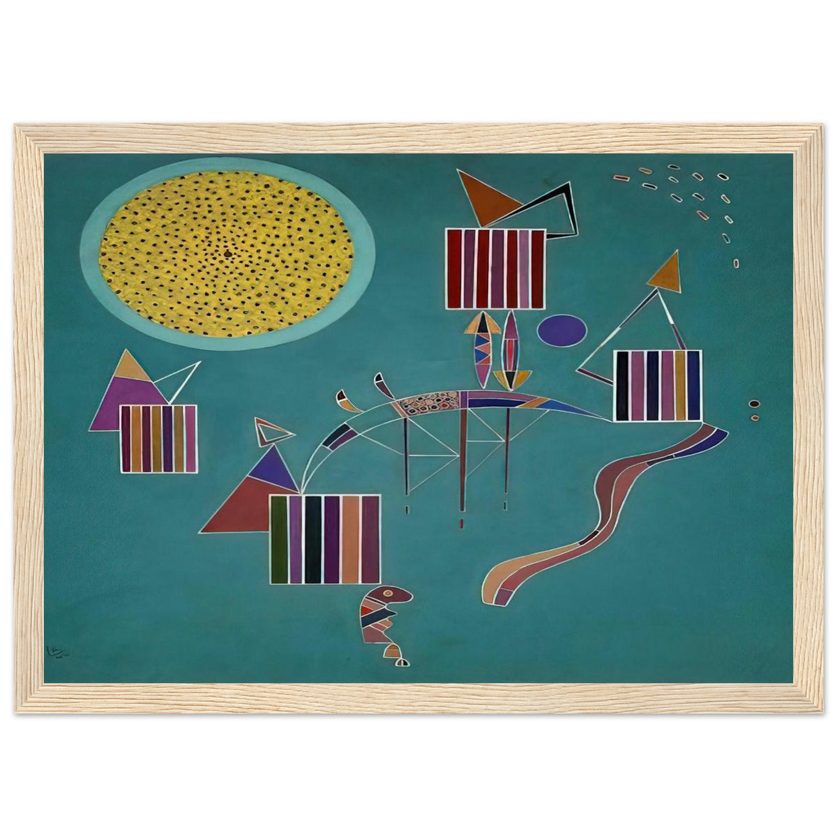 INTIME MESSAGE 1942 Framed Poster | Wassily Kandinsky Framed Prints Wall Art | Wassily Kandinsky Shop