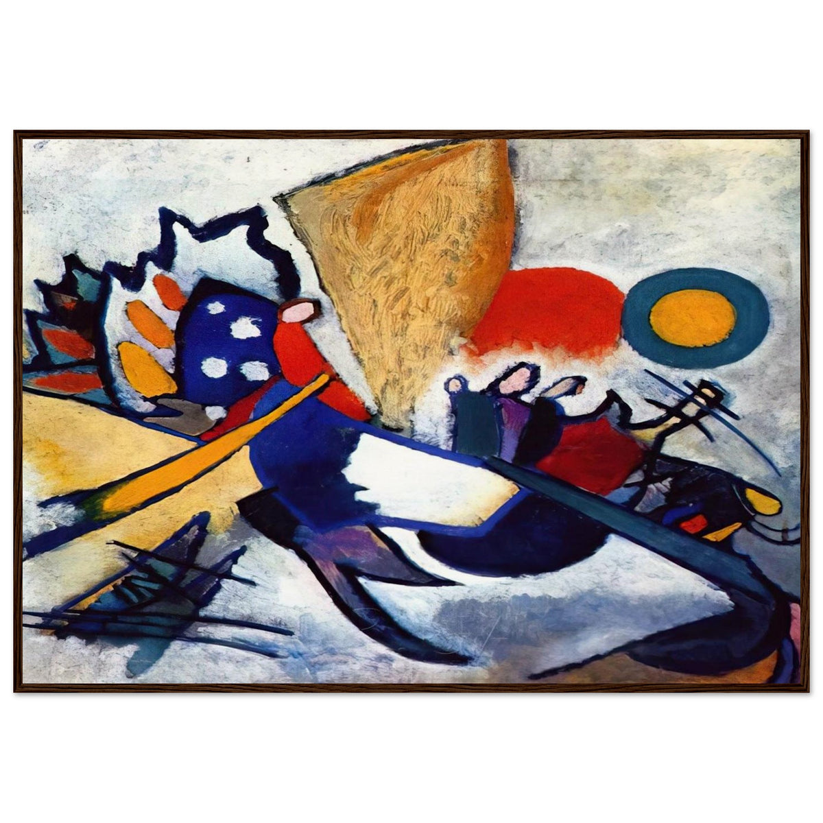 IMPROVISATION 209 1917 Framed Poster | Wassily Kandinsky Framed Prints Wall Art | Wassily Kandinsky Shop