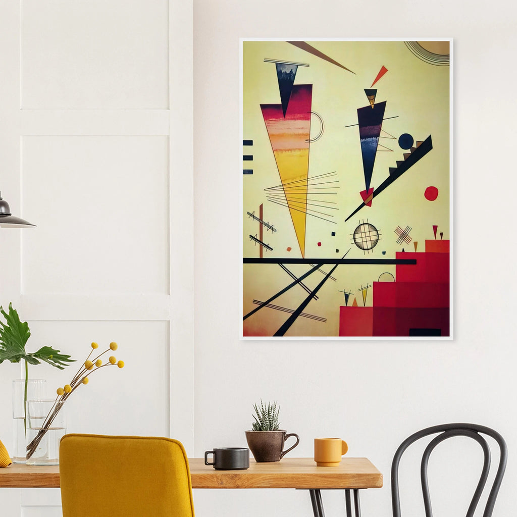 MERRY STRUCTURE 1926 Framed Poster | Wassily Kandinsky Framed Prints Wall Art | Wassily Kandinsky Shop