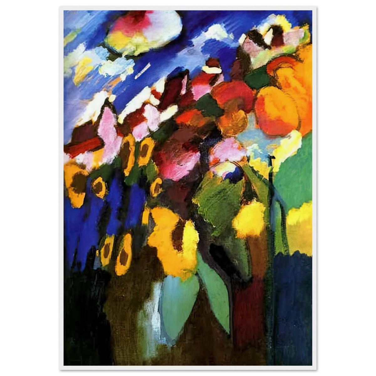 MURNAU GARDEN 1909 Framed Poster | Wassily Kandinsky Framed Prints Wall Art | Wassily Kandinsky Shop