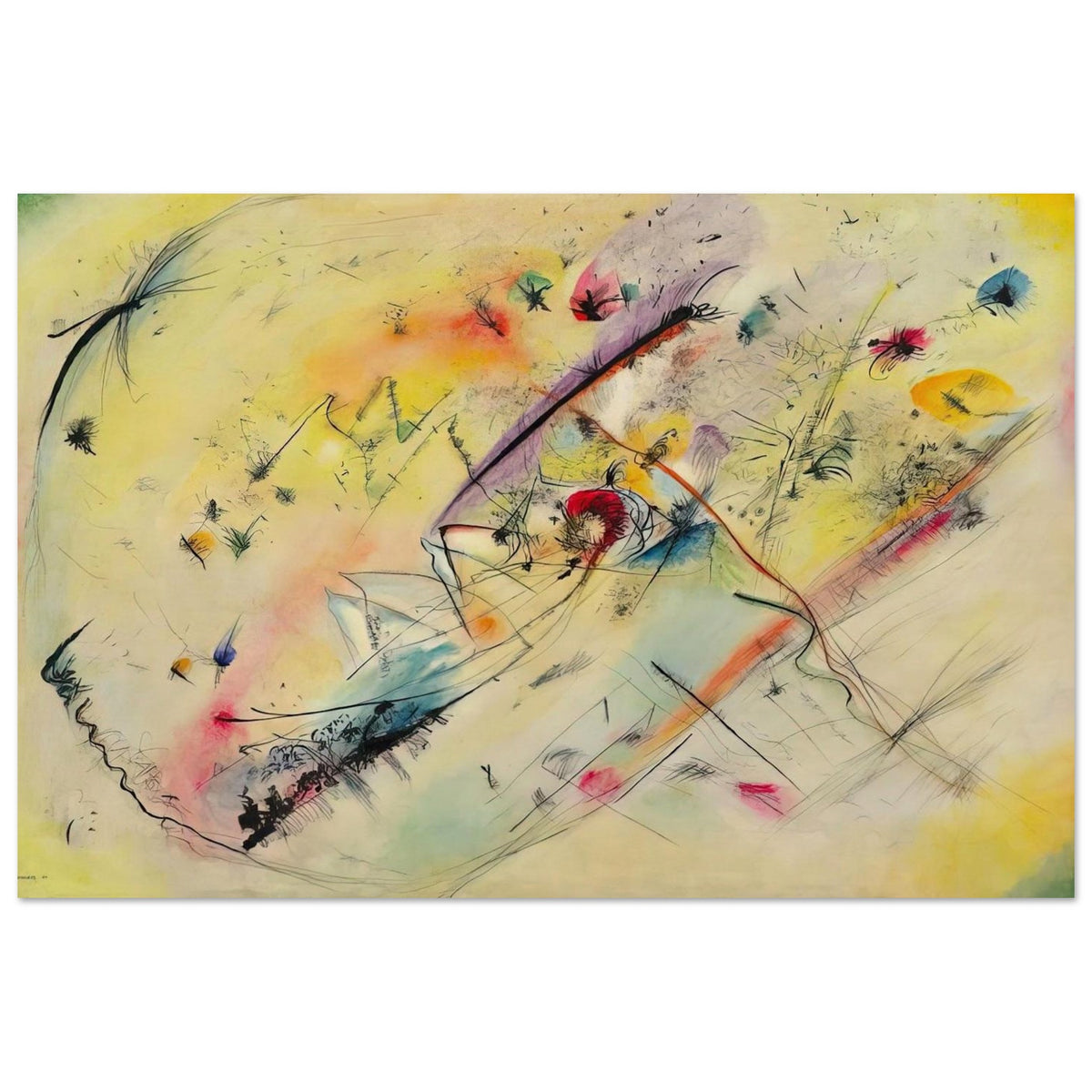 BRIGHT PICTURE 1913 Poster | Wassily Kandinsky Poster | Wassily Kandinsky Shop