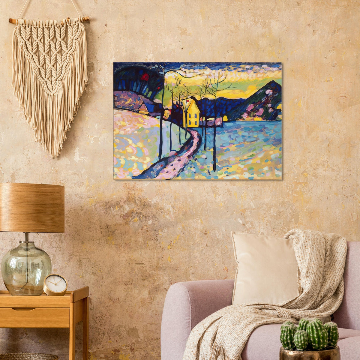 WINTER LANDSCAPE 1909 Canvas | Wassily Kandinsky Canvas | Wassily Kandinsky Shop