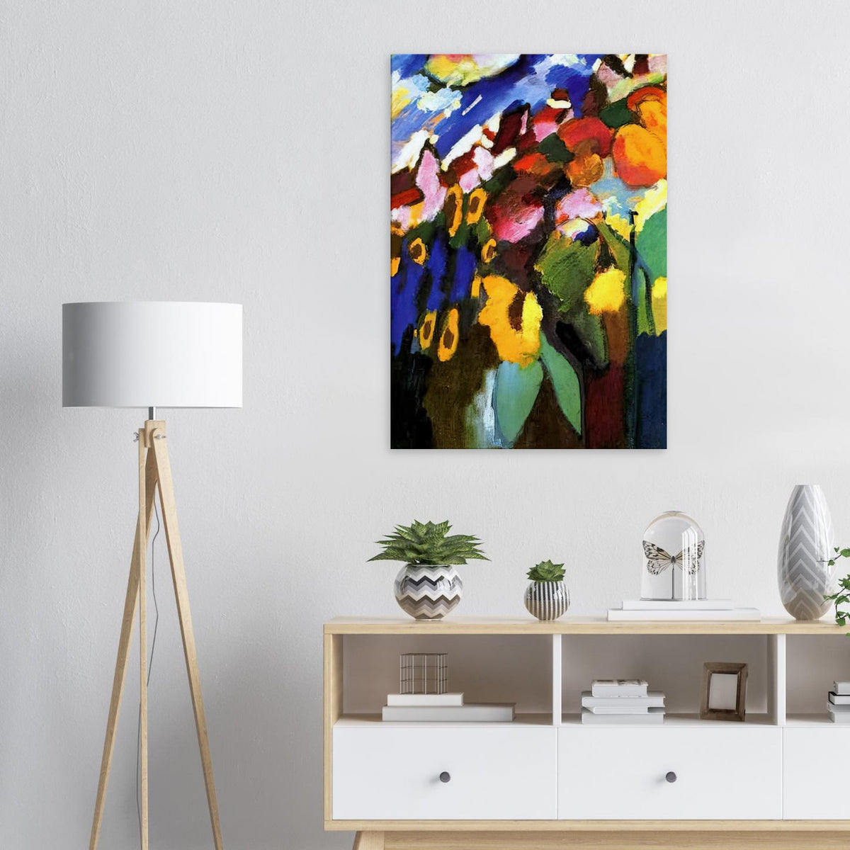 MURNAU GARDEN 1909 Canvas | Wassily Kandinsky Canvas | Wassily Kandinsky Shop