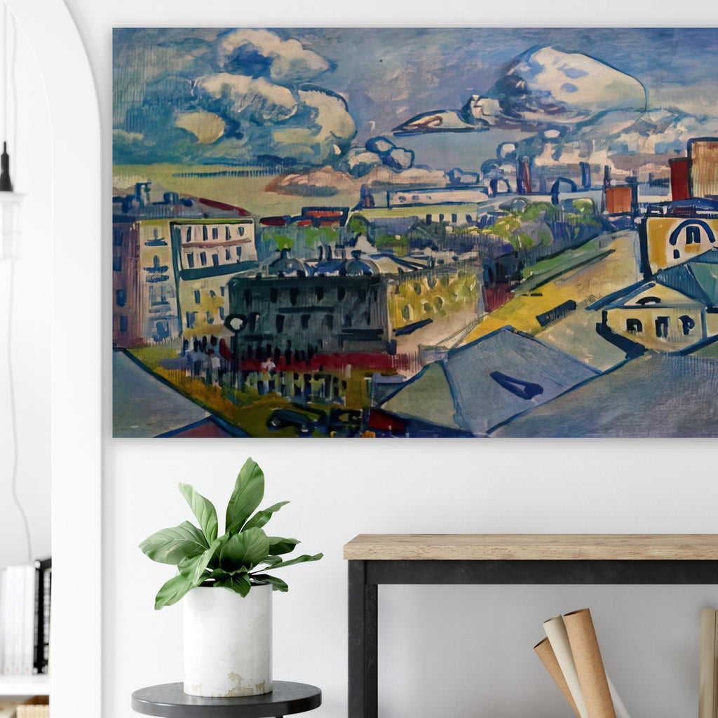 MOSCOW ZUBOVSKAYA SQUARE STUDY 1916 Poster | Wassily Kandinsky Poster | Wassily Kandinsky Shop