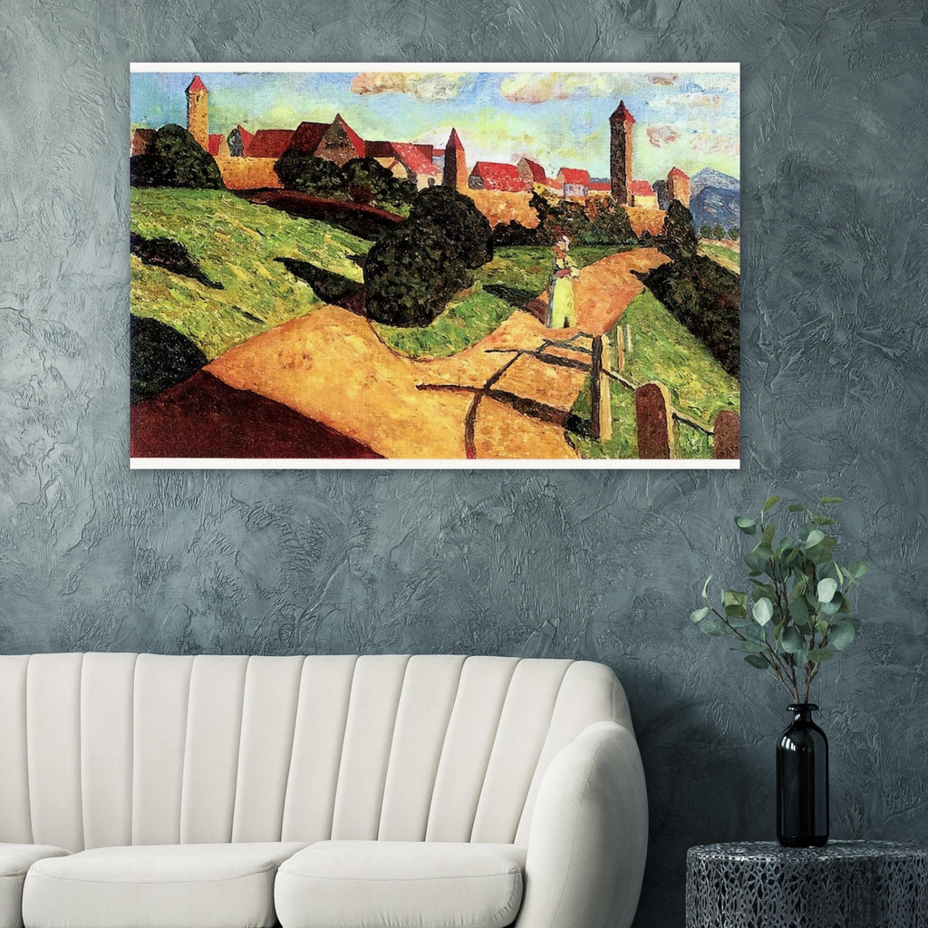 OLD TOWN II 1902 Poster | Wassily Kandinsky Poster | Wassily Kandinsky Shop