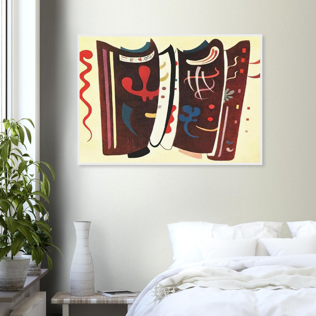 BROWN WITH SUPPLEMENT 1935 Framed Poster | Wassily Kandinsky Framed Prints Wall Art | Wassily Kandinsky Shop
