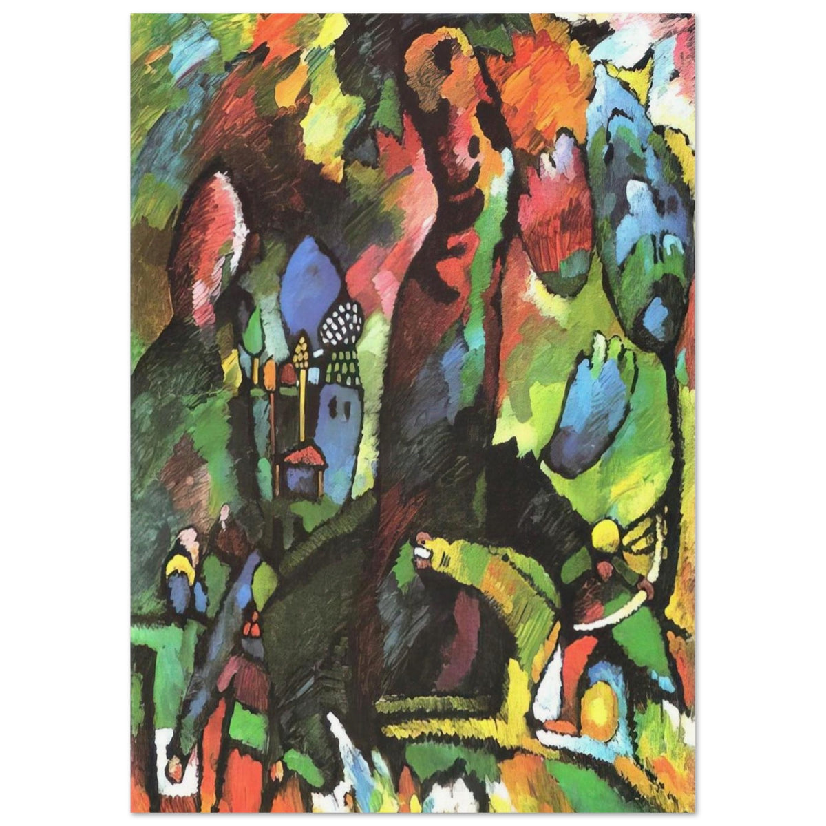 PICTURE WITH ARCHER 1909 Poster | Wassily Kandinsky Poster | Wassily Kandinsky Shop