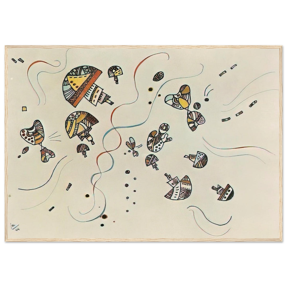 LAST WATERCOLOUR 1944 Framed Poster | Wassily Kandinsky Framed Prints Wall Art | Wassily Kandinsky Shop