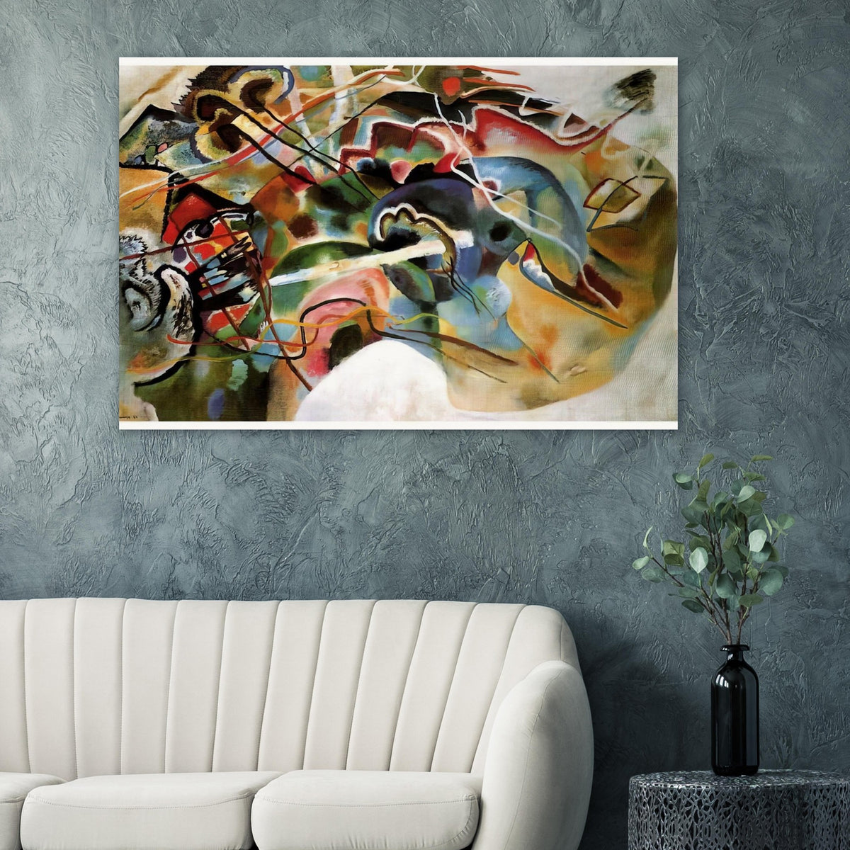 PICTURE WITH A WHITE BORDER 1913 Poster | Wassily Kandinsky Poster | Wassily Kandinsky Shop