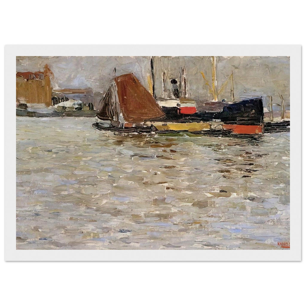ROTTERDAM SUN 1906 Framed Poster | Wassily Kandinsky Framed Prints Wall Art | Wassily Kandinsky Shop