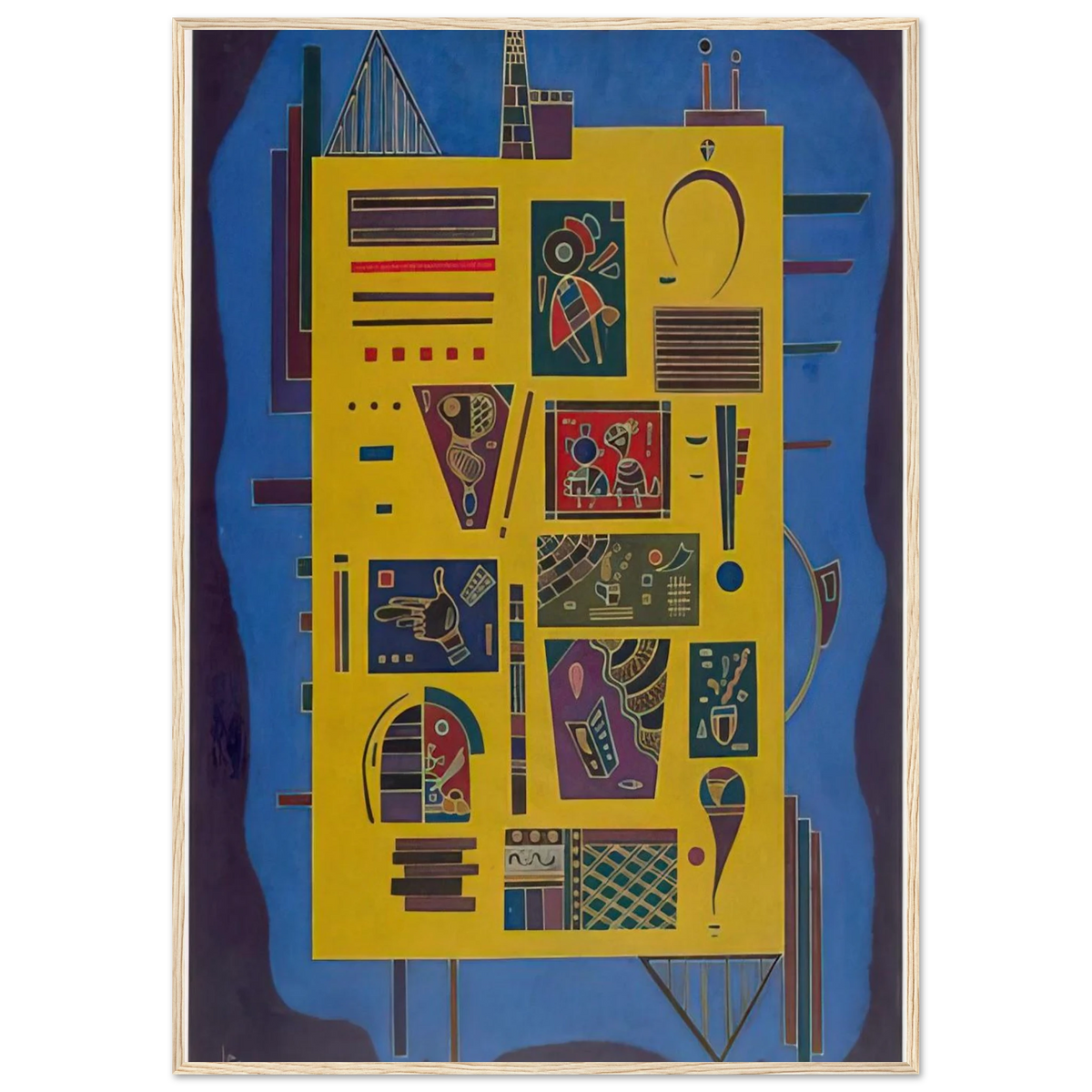 CONGLOMERAT 1943 Framed Poster | Wassily Kandinsky Framed Prints Wall Art | Wassily Kandinsky Shop