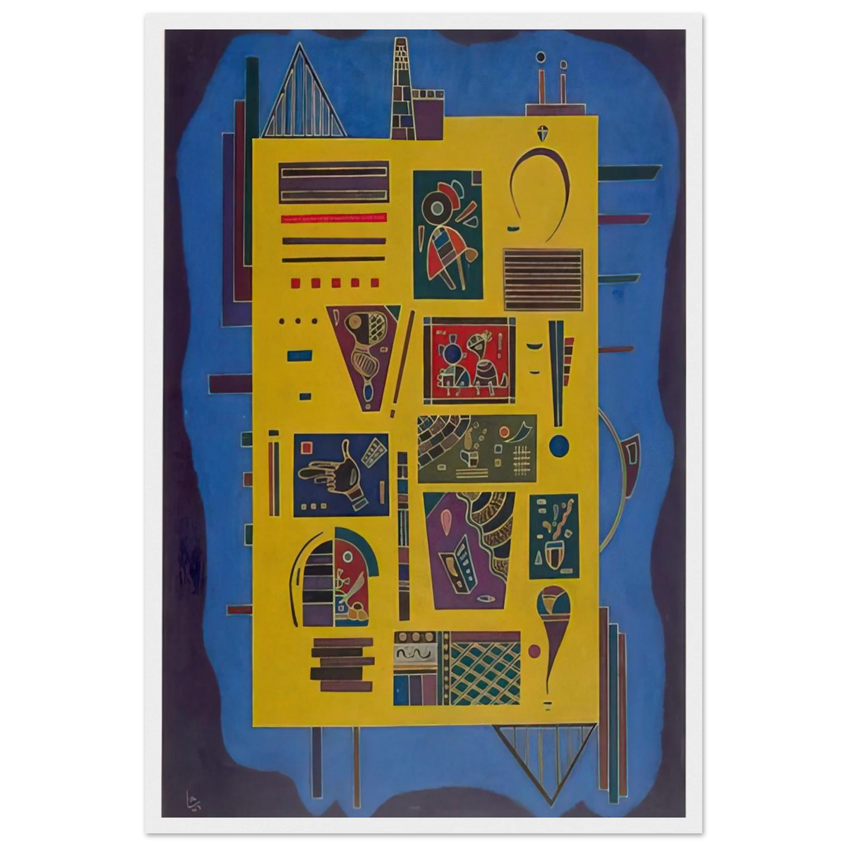 CONGLOMERAT 1943 Framed Poster | Wassily Kandinsky Framed Prints Wall Art | Wassily Kandinsky Shop