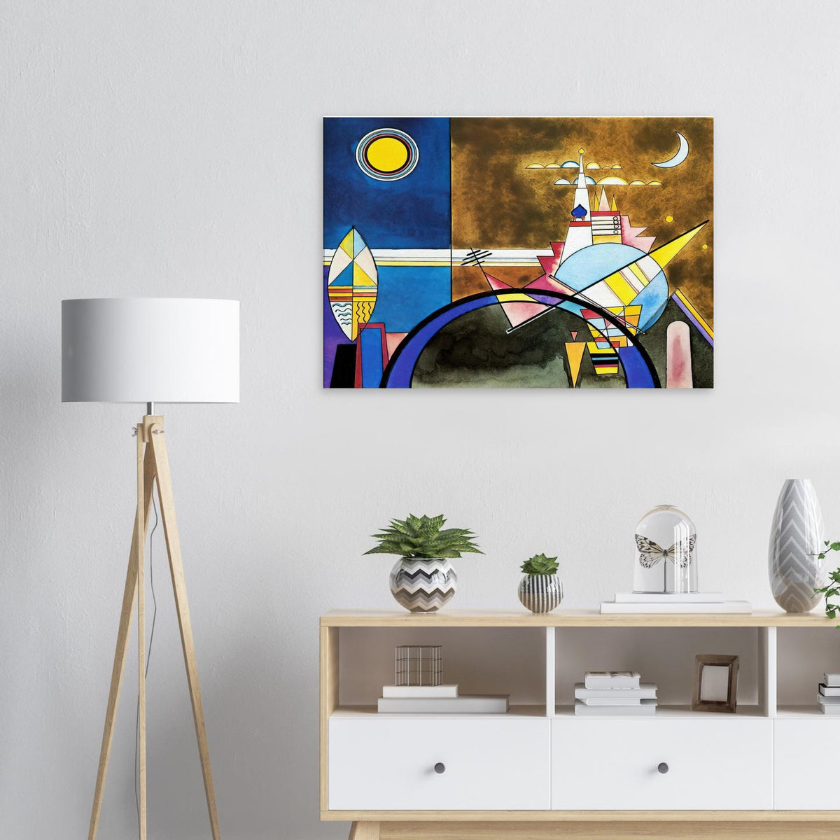 PICTURE XVI THE GREAT GATE OF KIEV STAGE SET FOR MUSSORGSKY S PICTURES AT AN EXHIBITION IN 1928 Canvas | Wassily Kandinsky Canvas | Wassily Kandinsky Shop