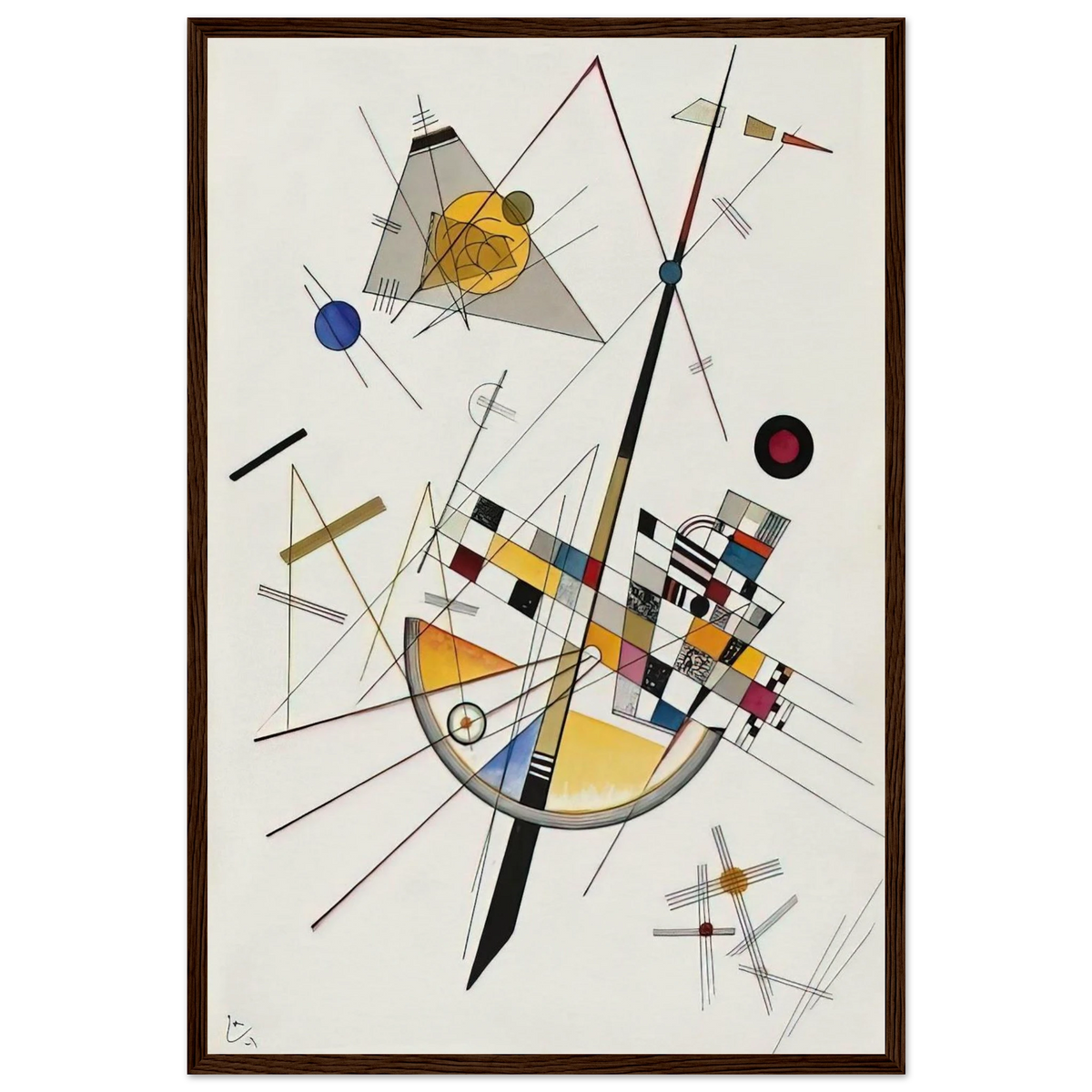 DELICATE TENSION NO 85 1923 Framed Poster | Wassily Kandinsky Framed Prints Wall Art | Wassily Kandinsky Shop