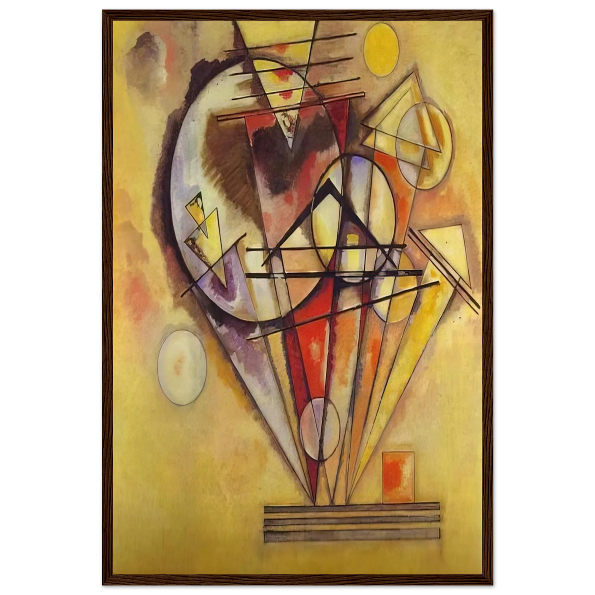 ON THE POINTS 1928 Framed Poster | Wassily Kandinsky Framed Prints Wall Art | Wassily Kandinsky Shop