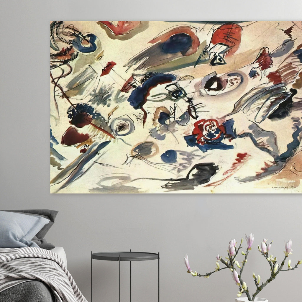 FIRST ABSTRACT WATERCOLOR 1910 Poster | Wassily Kandinsky Poster | Wassily Kandinsky Shop