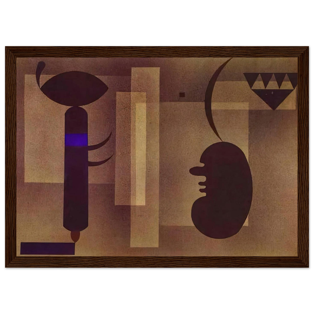 GLOOMY SITUATION 1933 Framed Poster | Wassily Kandinsky Framed Prints Wall Art | Wassily Kandinsky Shop