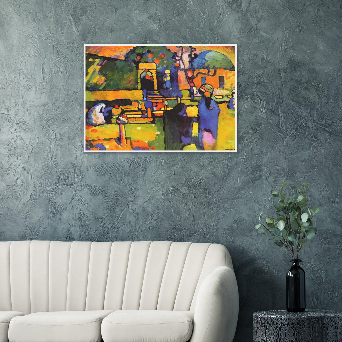 ARABS I CEMETERY 1909 Framed Poster | Wassily Kandinsky Framed Prints Wall Art | Wassily Kandinsky Shop