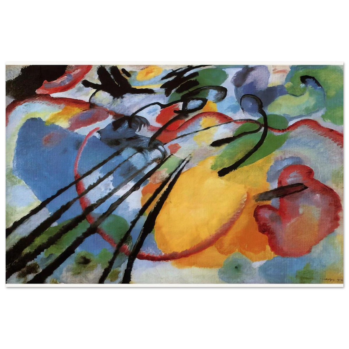 IMPROVISATION 26 ROWING 1912 Poster | Wassily Kandinsky Poster | Wassily Kandinsky Shop