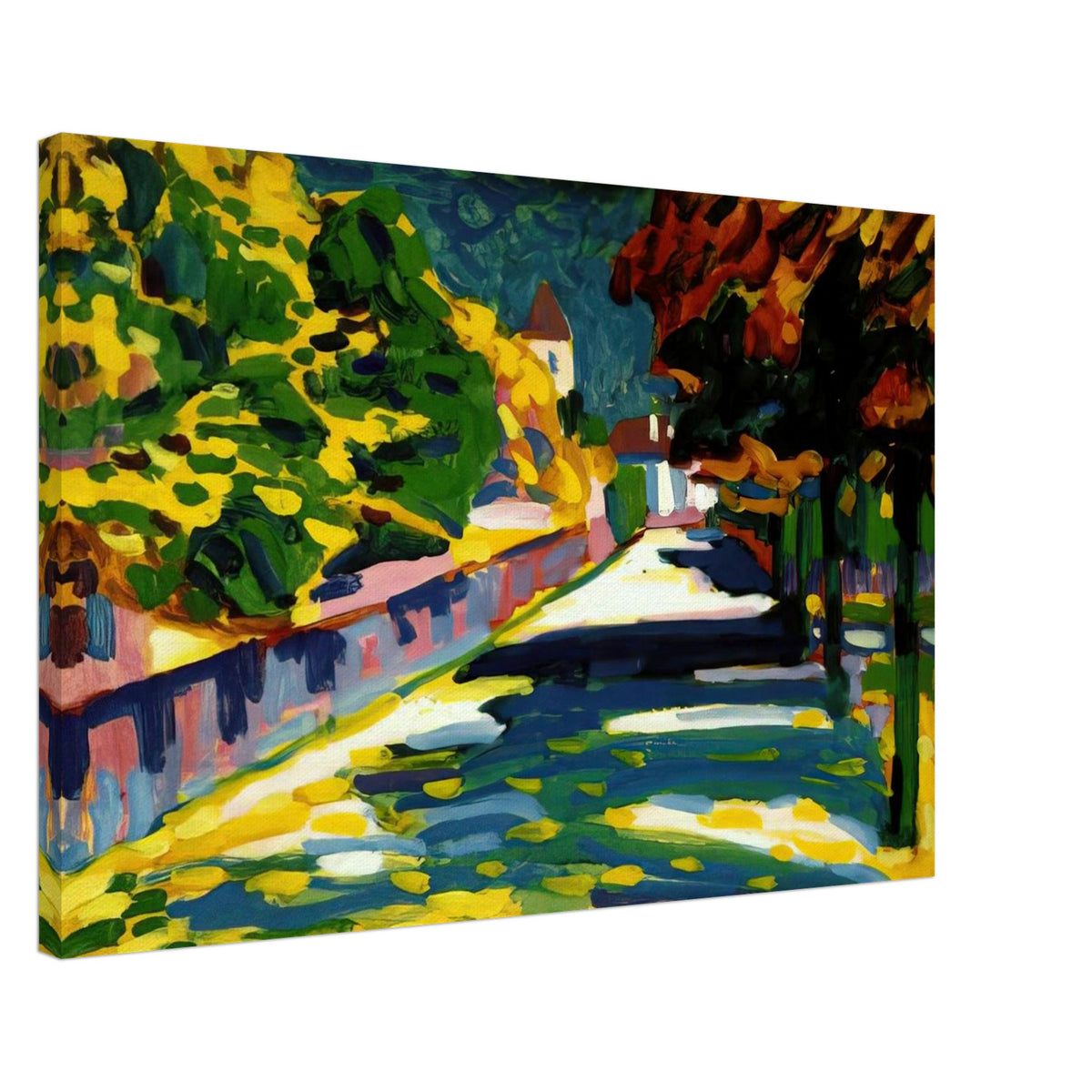 AUTUMN IN BAVARIA 1908 Canvas | Wassily Kandinsky Canvas | Wassily Kandinsky Shop