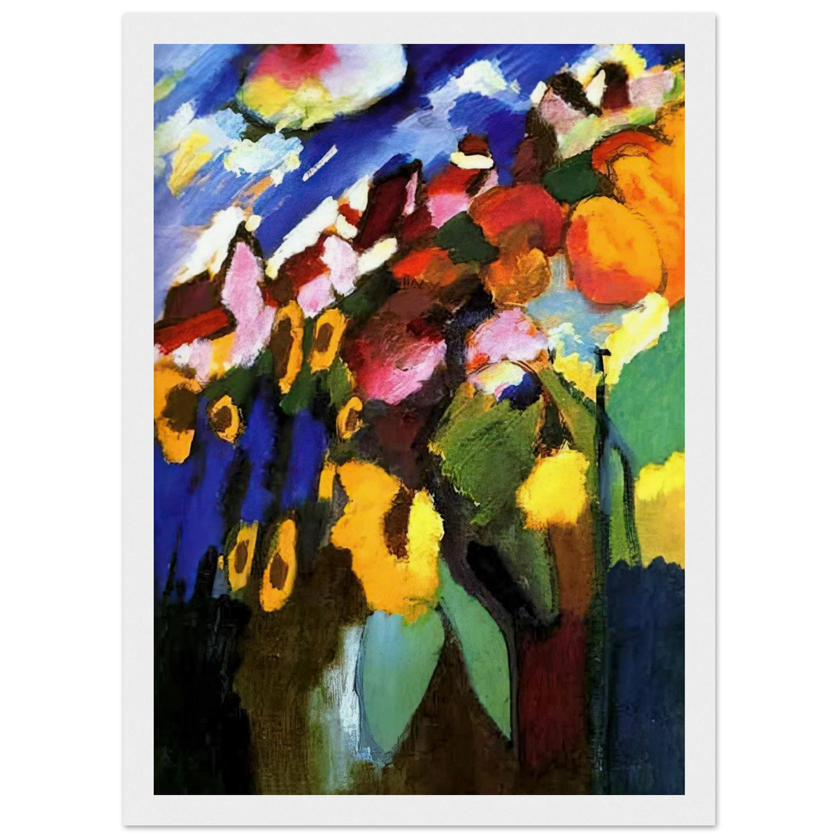 MURNAU GARDEN 1909 Framed Poster | Wassily Kandinsky Framed Prints Wall Art | Wassily Kandinsky Shop