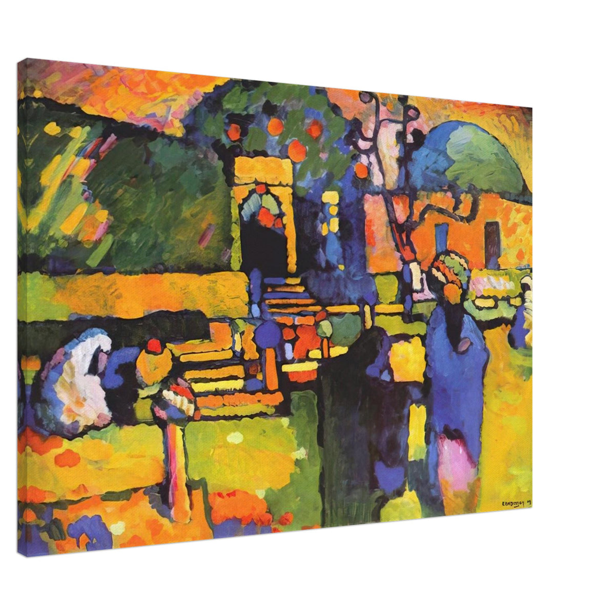 ARABS I CEMETERY 1909 Canvas | Wassily Kandinsky Canvas | Wassily Kandinsky Shop