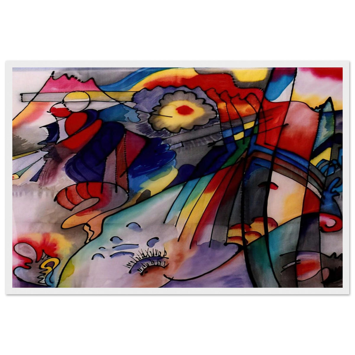 NOT_DETECTED_189363 Framed Poster | Wassily Kandinsky Framed Prints Wall Art | Wassily Kandinsky Shop