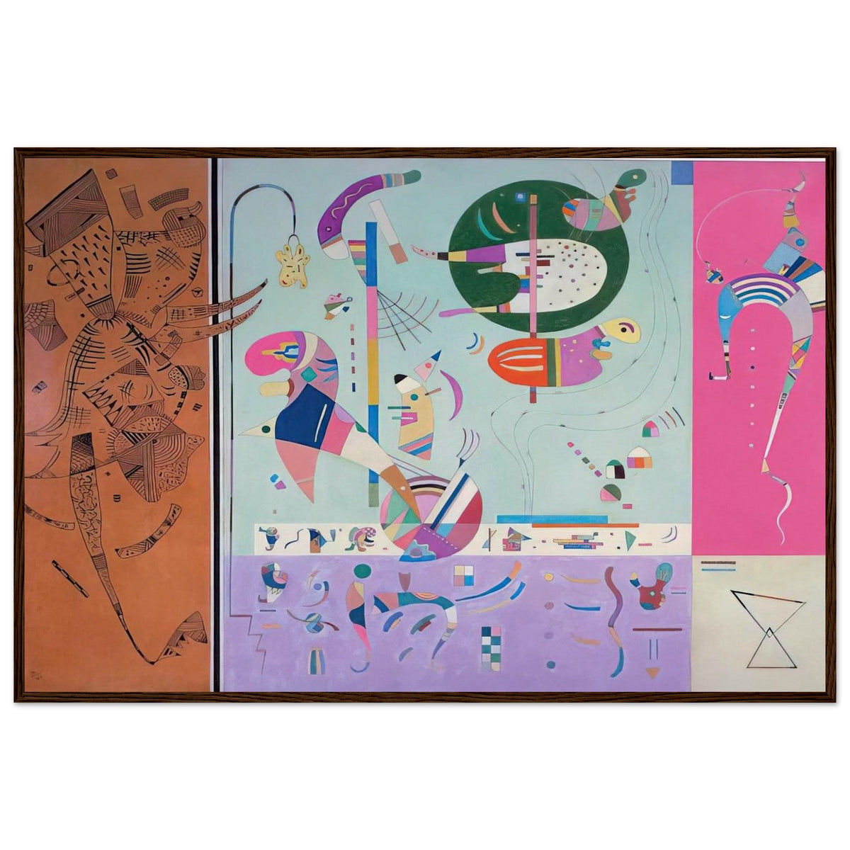VARIOUS PARTS 1940 Framed Poster | Wassily Kandinsky Framed Prints Wall Art | Wassily Kandinsky Shop