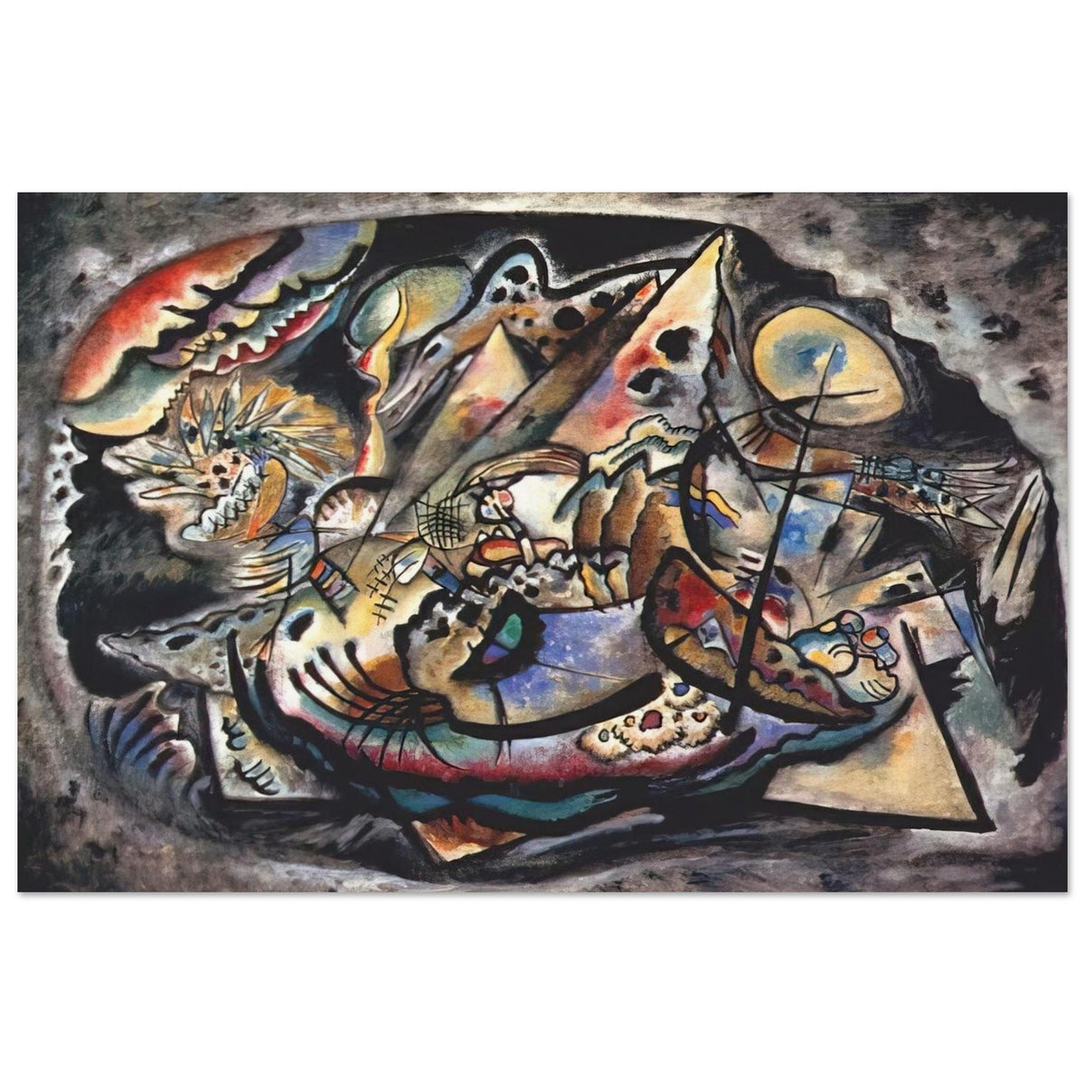 GREY OVAL 1917 Poster | Wassily Kandinsky Poster | Wassily Kandinsky Shop