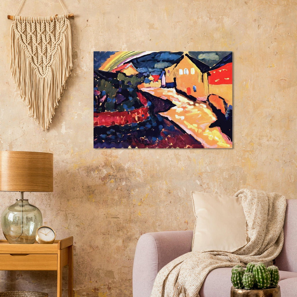 MURNAU WITH RAINBOW 1909 Canvas | Wassily Kandinsky Canvas | Wassily Kandinsky Shop