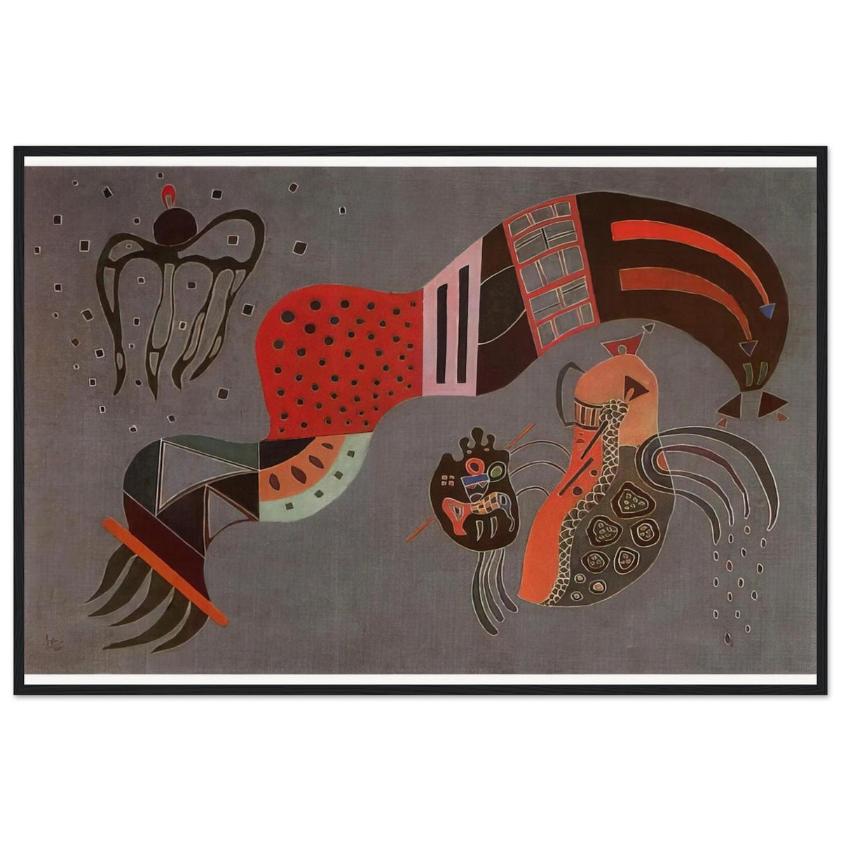 TEMPERED ELAN 1944 Framed Poster | Wassily Kandinsky Framed Prints Wall Art | Wassily Kandinsky Shop