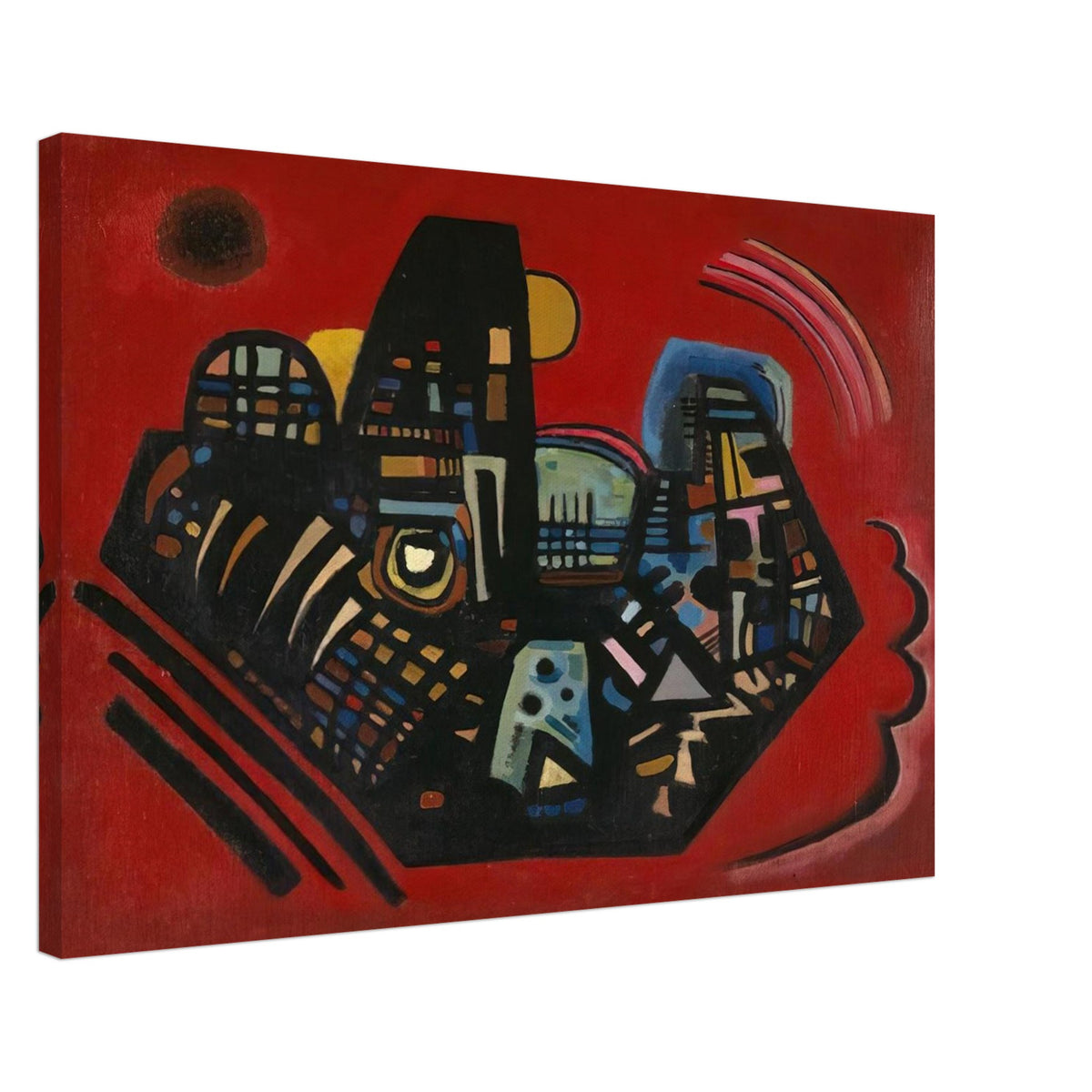 BLACK RED 1928 Canvas | Wassily Kandinsky Canvas | Wassily Kandinsky Shop