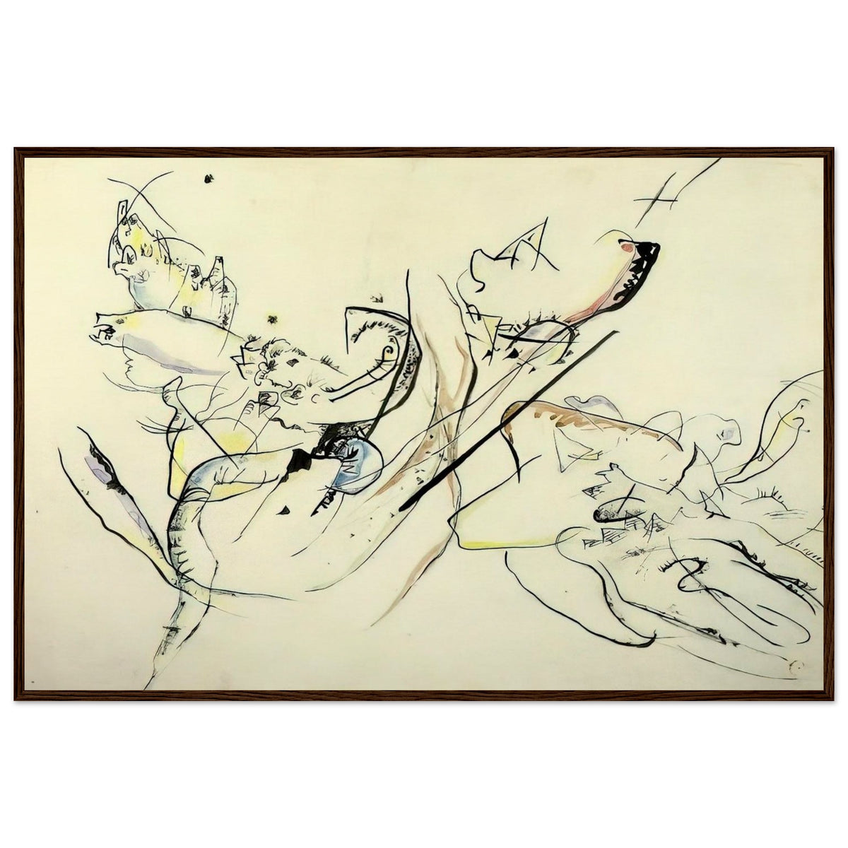 UNTITLED Framed Poster | Wassily Kandinsky Framed Prints Wall Art | Wassily Kandinsky Shop