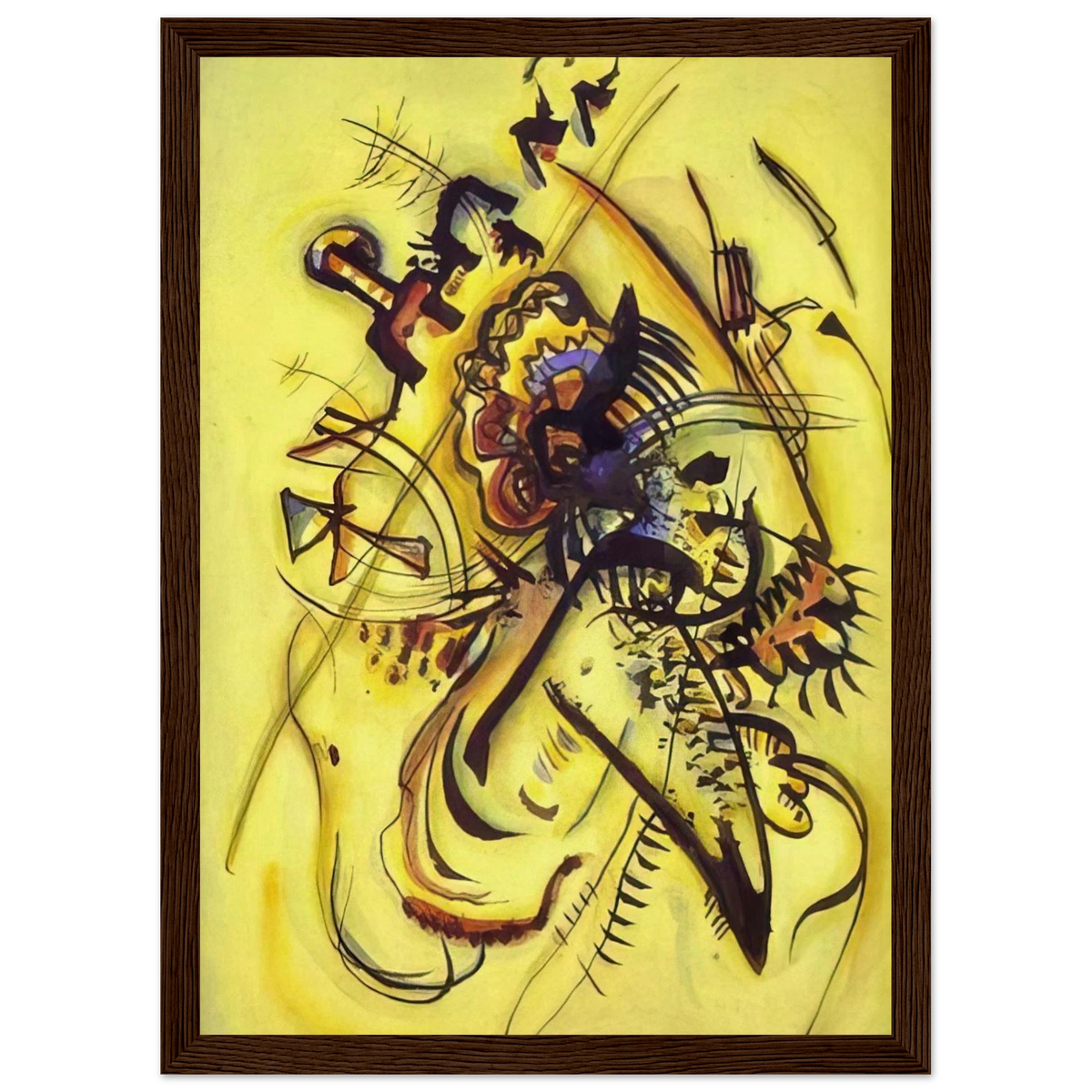 TO THE UNKNOWN VOICE 1916 Framed Poster | Wassily Kandinsky Framed Prints Wall Art | Wassily Kandinsky Shop