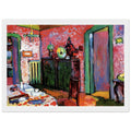 INTERIOR MY DINING ROOM 1909 Framed Poster | Wassily Kandinsky Framed Prints Wall Art | Wassily Kandinsky Shop