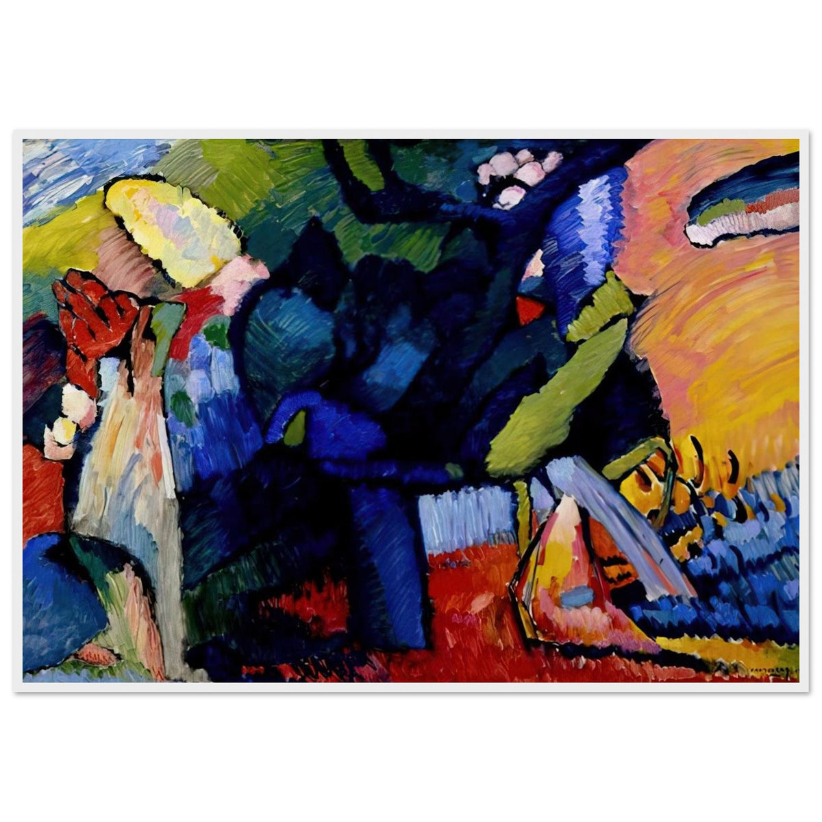 IMPROVISATION 4 1909 Framed Poster | Wassily Kandinsky Framed Prints Wall Art | Wassily Kandinsky Shop