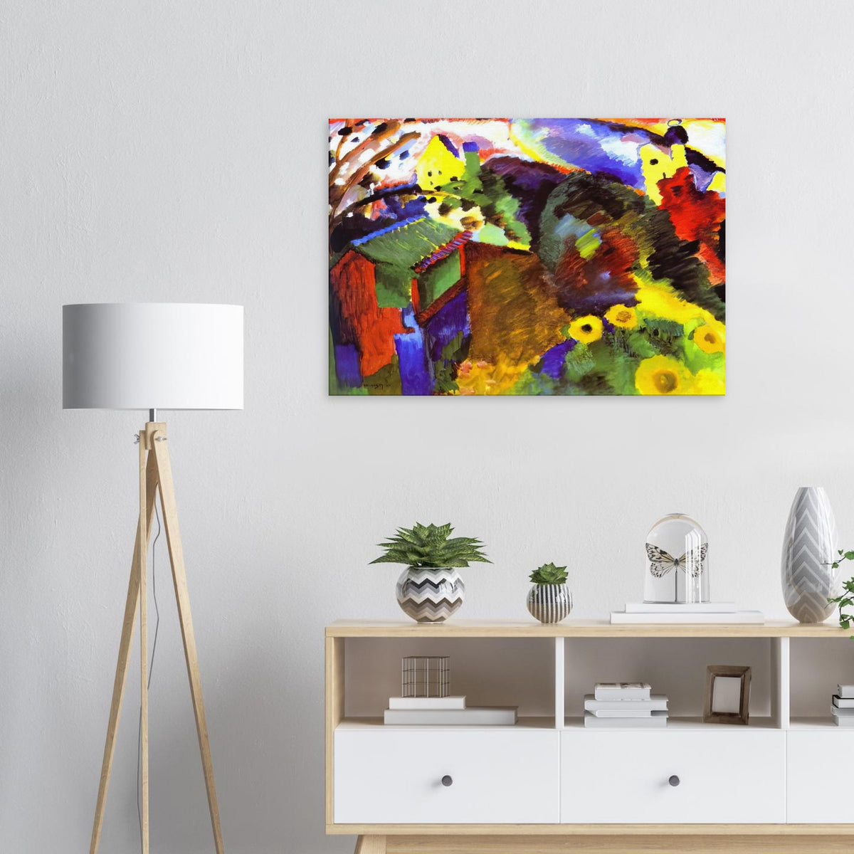 MURNAU GARDEN 1910 Canvas | Wassily Kandinsky Canvas | Wassily Kandinsky Shop