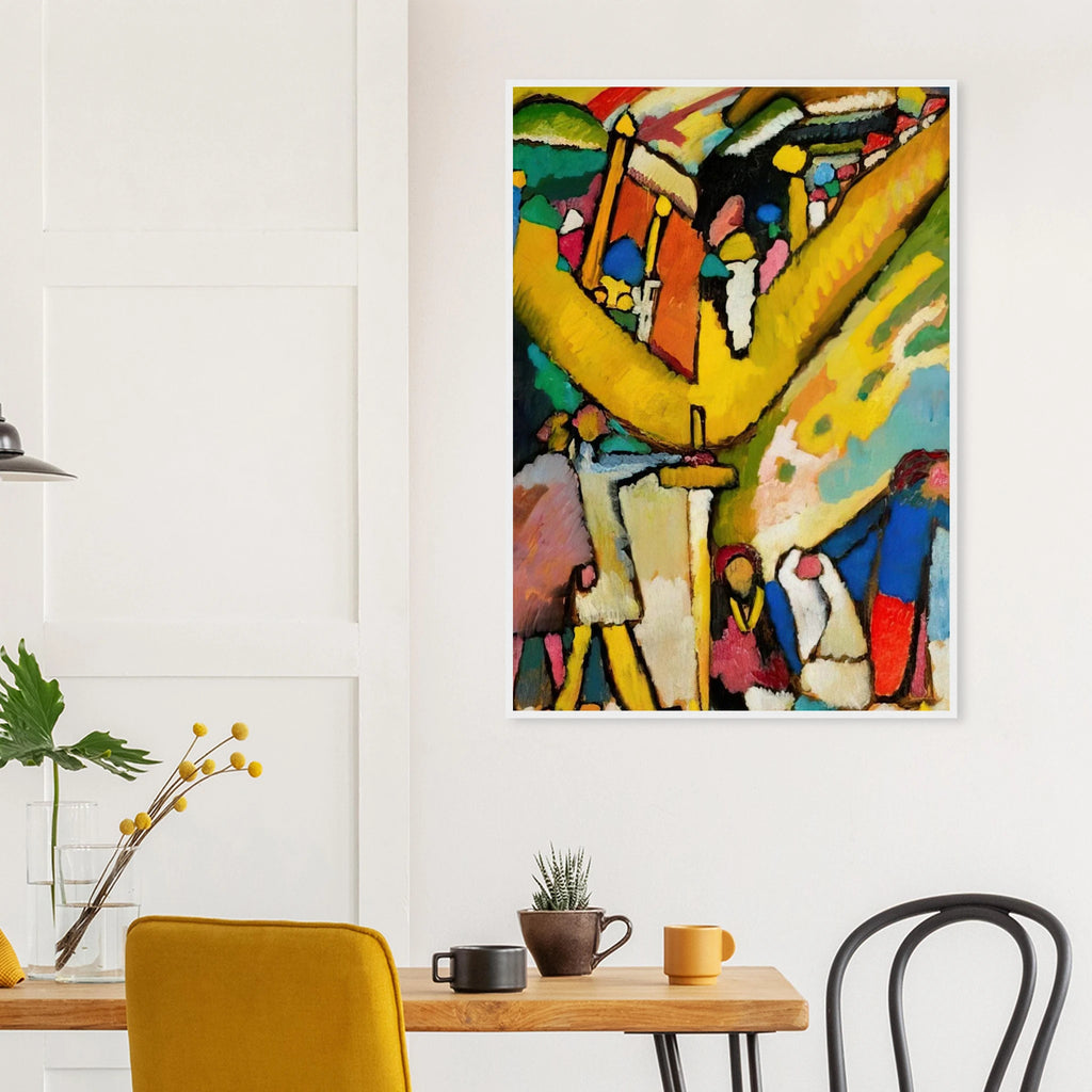 STUDY FOR IMPROVISATION 8 1909 Framed Poster | Wassily Kandinsky Framed Prints Wall Art | Wassily Kandinsky Shop