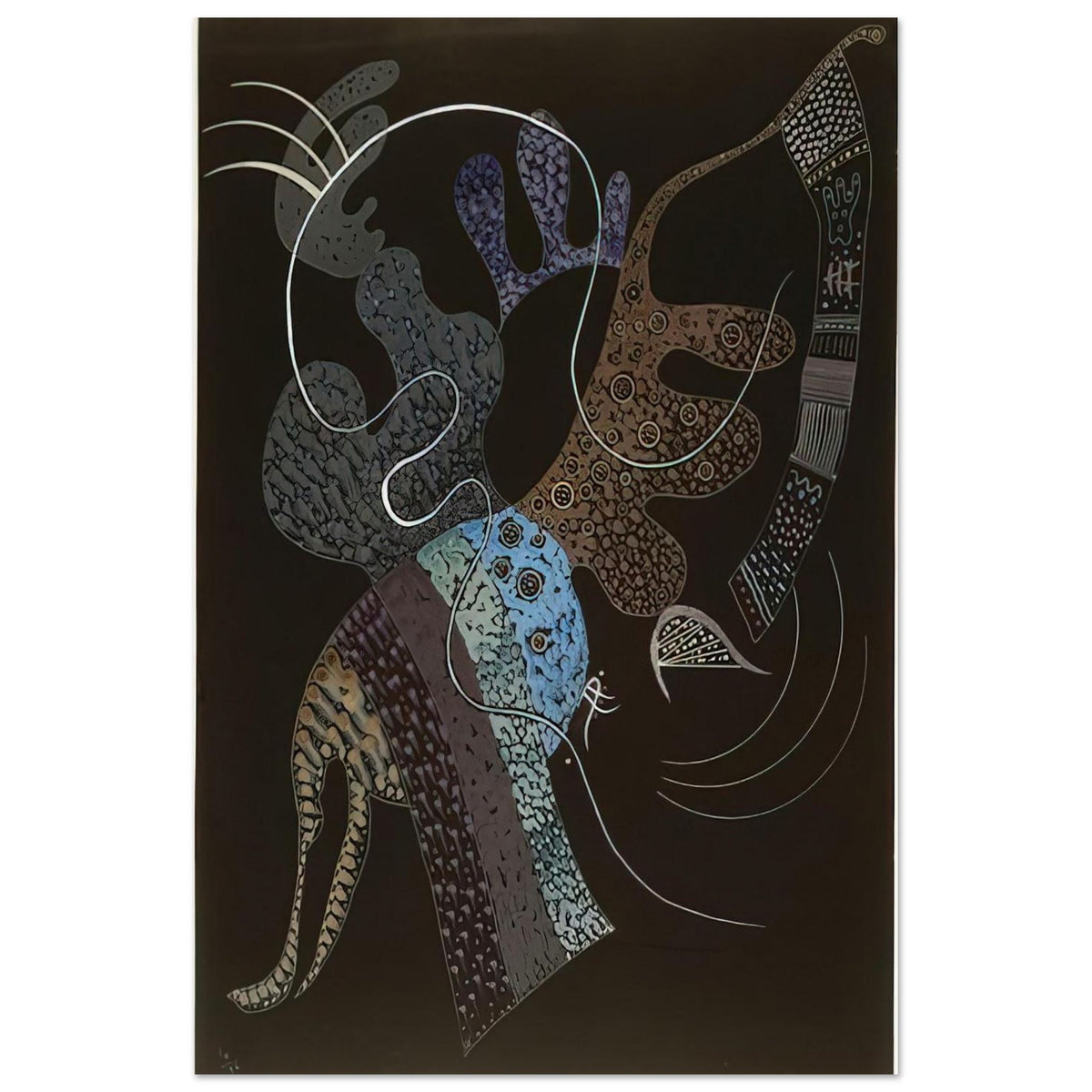 WHITE LINE 1936 Poster | Wassily Kandinsky Poster | Wassily Kandinsky Shop