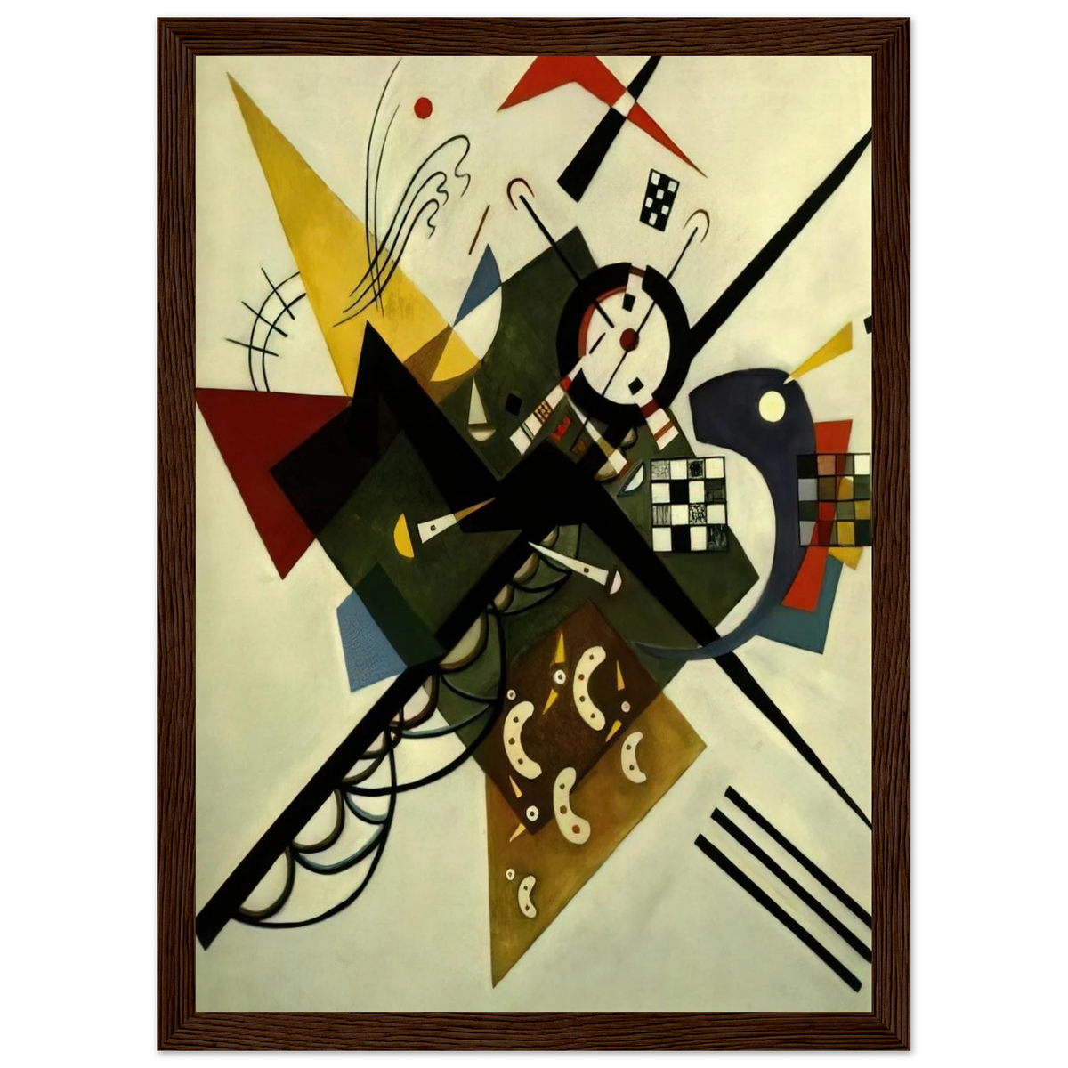 ON WHITE II 1923 Framed Poster | Wassily Kandinsky Framed Prints Wall Art | Wassily Kandinsky Shop