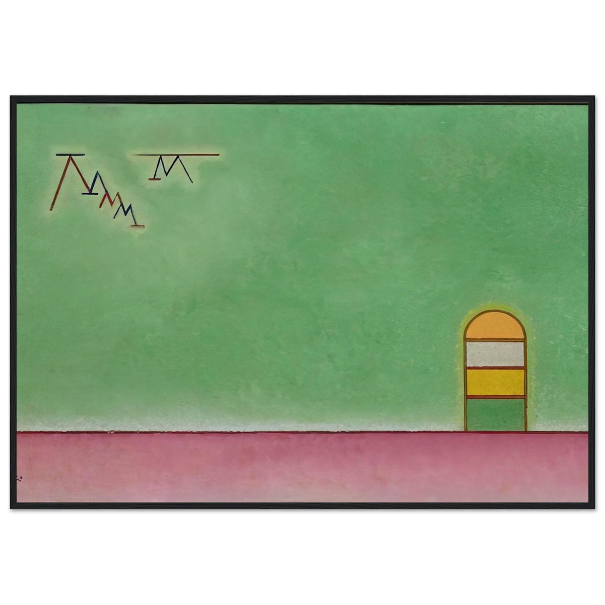 GREEN EMPTYNESS 1930 Framed Poster | Wassily Kandinsky Framed Prints Wall Art | Wassily Kandinsky Shop