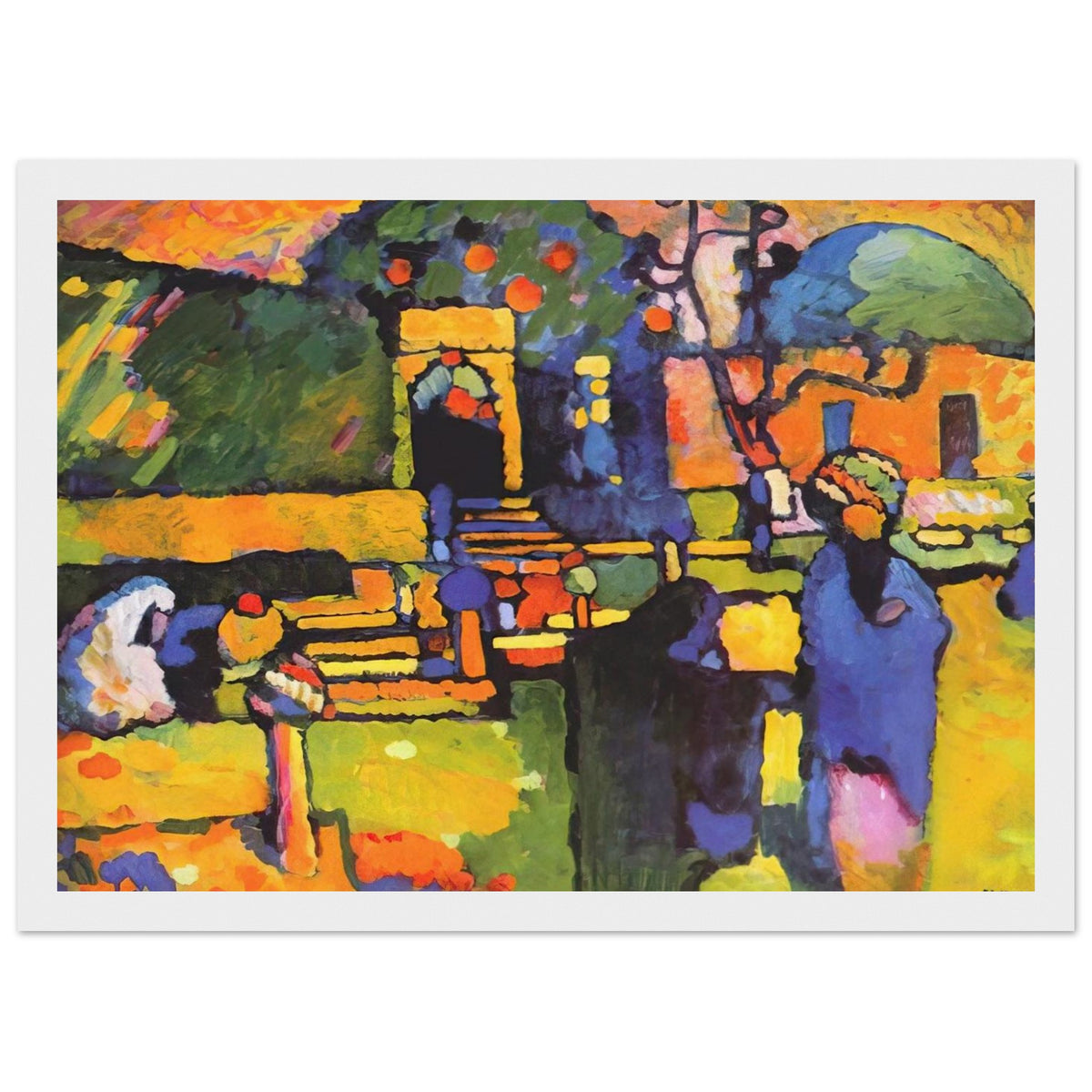 ARABS I CEMETERY 1909 Framed Poster | Wassily Kandinsky Framed Prints Wall Art | Wassily Kandinsky Shop