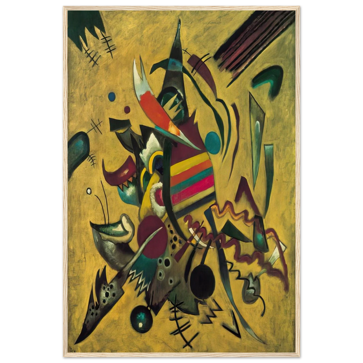 NOT_DETECTED_189366 Framed Poster | Wassily Kandinsky Framed Prints Wall Art | Wassily Kandinsky Shop