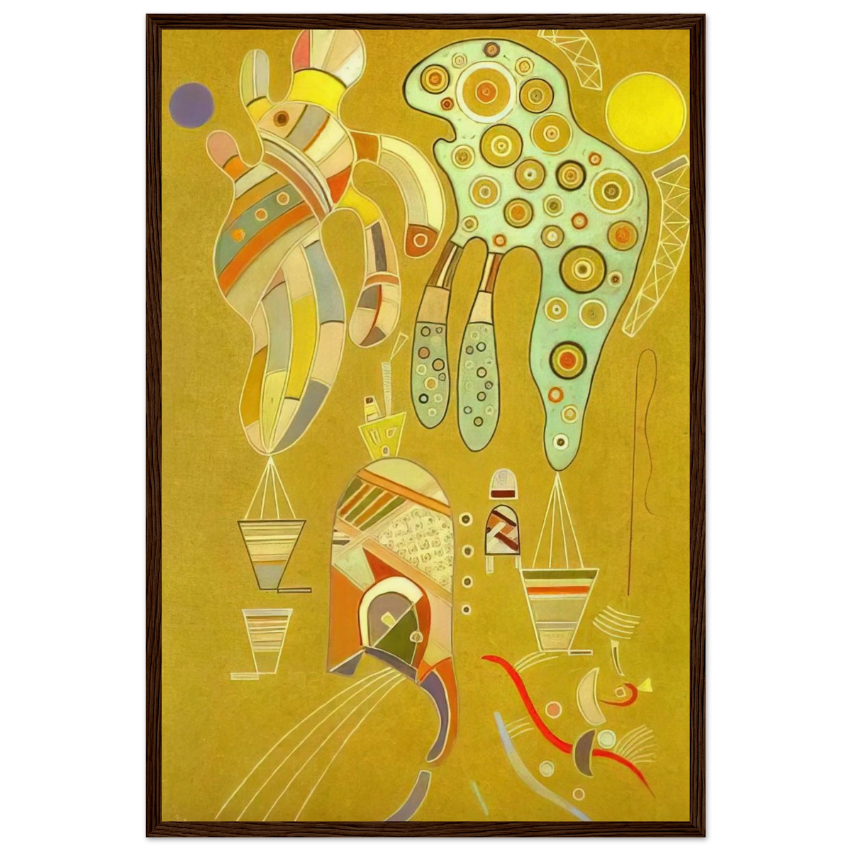 UNTITLED 1941 Framed Poster | Wassily Kandinsky Framed Prints Wall Art | Wassily Kandinsky Shop