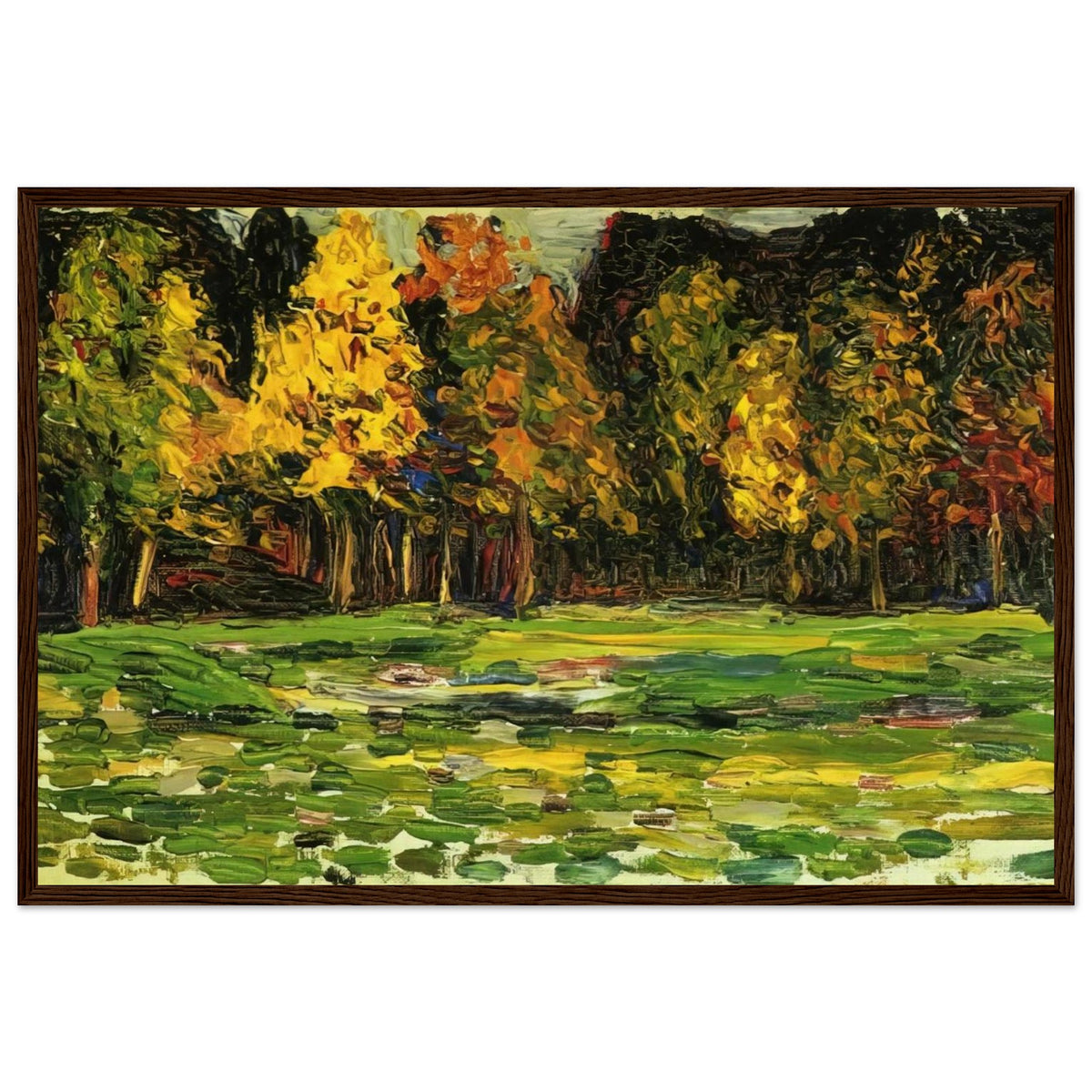 FOREST EDGE Framed Poster | Wassily Kandinsky Framed Prints Wall Art | Wassily Kandinsky Shop
