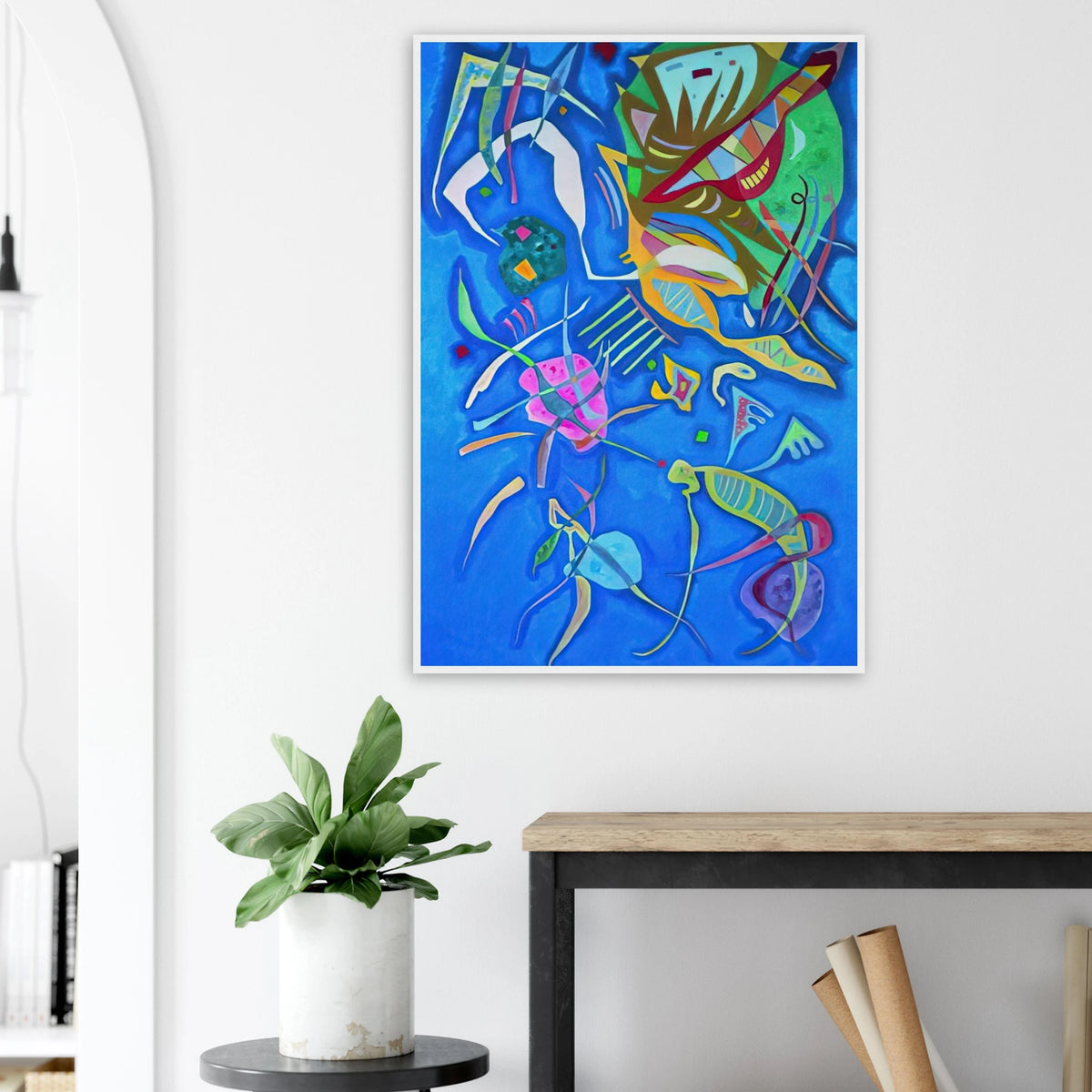 GROUPING 1937 Framed Poster | Wassily Kandinsky Framed Prints Wall Art | Wassily Kandinsky Shop